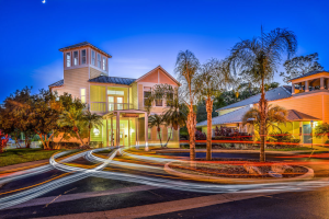 Taxi outside Barefoot Resort